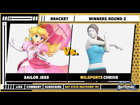 Bay State Beatdown 167 - Sailor Jess (Peach) VS Chriiis (Wii Fit Trainer) - Smash Ultimate Singles