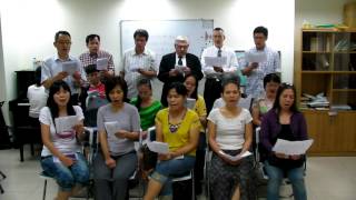 I bow my knees unto the Father (hall 41 church in Taipei)