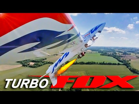 RC Turbine Glider Jet - TURBO FOX - Aerobatic Display