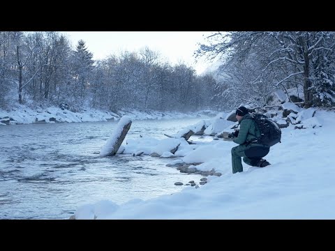 Klirrend kalt: Winter an der Isel