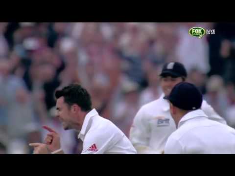 Clarke Dismissed by J. Anderson - Day One, First Ashes Test, 2013