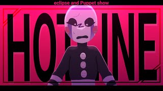 Cover art for `` HOTLINE `` | Eclipse and Puppet angst | ‪@EclipseAndPuppetShow‬ | Animation | Art