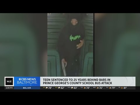 "Baby K' sentenced to 25 years in prison for attempted murder on Prince George's school bus