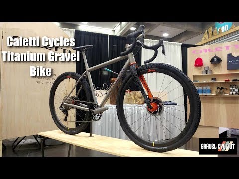 Caletti Cycles Titanium Gravel Bike with Special Finish: NAHBS 2019