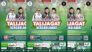 Download lagu 🔴 LIVE TALIJAGAT BERSHOLAWAT BERSAMA BOLOSEWU I HARLAH KE 2 MAJELIS TALIJAGAT - MALAM SELASA KLIWON mp3