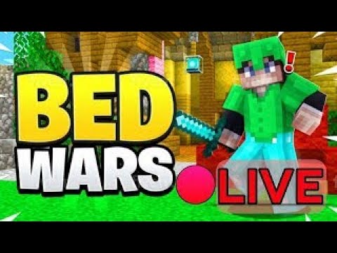 Insane Bedwars Chaos with Fans! LIVE! #minecraft