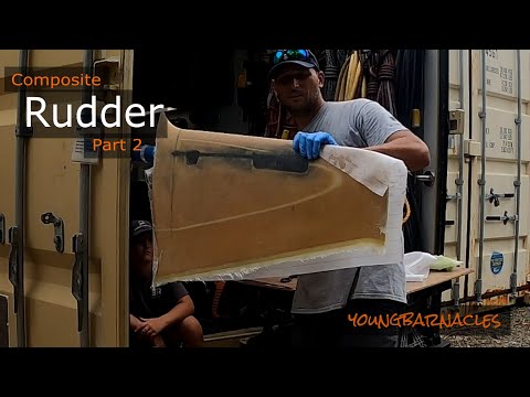 Making a composite Rudder - PART TWO