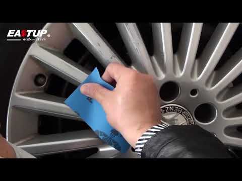 How to remove the scratches with EASTUP alloy wheel scratches remover just $40