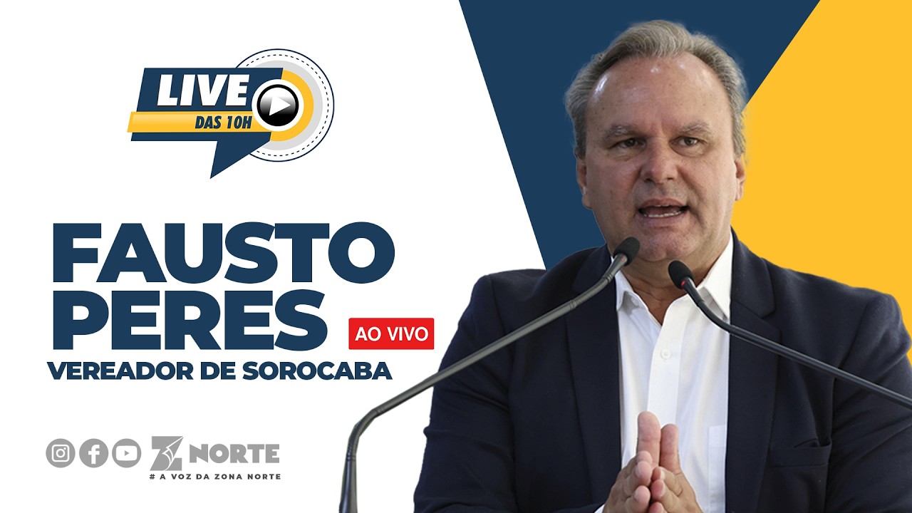 Vereador Fausto Peres (Podemos) AO VIVO