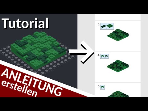 LEICHT mit Bricklink Studio 2.0 eine ANLEITUNG erstellen