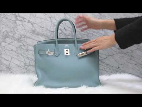 Hermes Birkin 35cm Blue Ciel