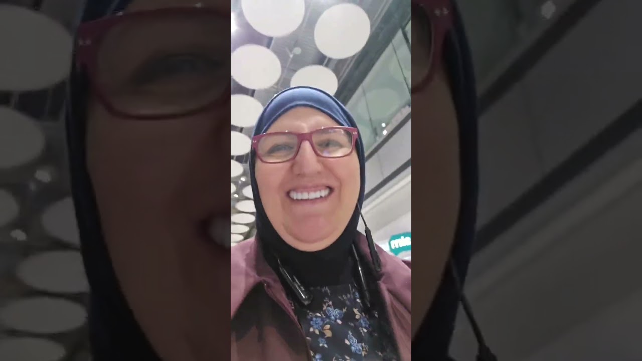 استقبالي في مطار لندن 