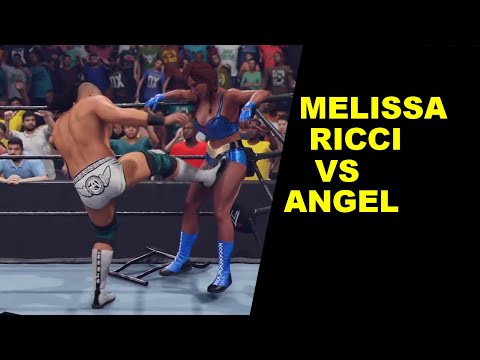 WWE 2K25 Melissa Ricci vs Angel - No Holds Barred