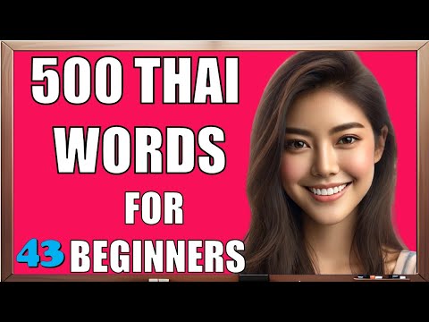 Master Thai Vocabulary: 500 Essential Words for Everyday Conversations!