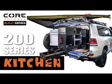 First Look - 200 Series Rear Fit Out & Pull Out Kitchen - Core Offroad