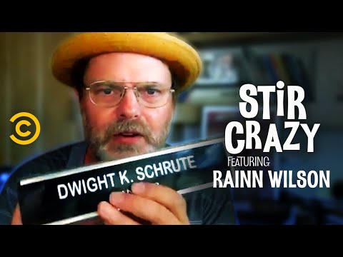 雷恩-威爾遜想以德懷特-施魯特的身份去 "不給糖就搗蛋"--《瘋狂的攪拌》/喬什-霍洛維茨 (Rainn Wilson Wants to Go Trick-or-Treating as Dwight Schrute - Stir Crazy w/ Josh Horowitz)