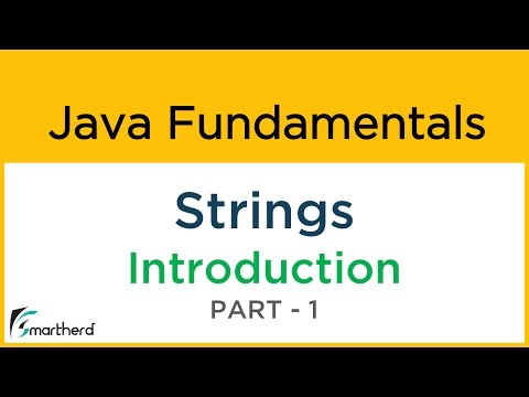 Java STRINGS Introduction What are Strings Java Tutorial and Basics 7 1
