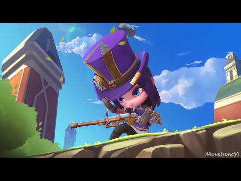 Chibi Champion Caitlyn | Battle Academia Caitlyn | 金铲铲之战  (Battle of Golden Spatula)