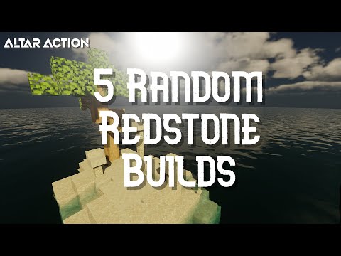 AltarAction - 5 Random Redstone Contraptions In Minecraft Java!