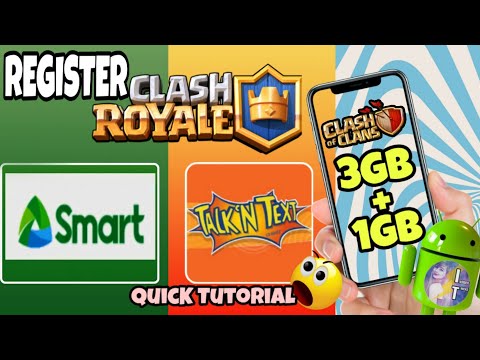 HOW TO REGISTER CLASH OF ROYALE IN SMART & TNT 2022 | STEP BY STEP | QUICK TUTORIAL