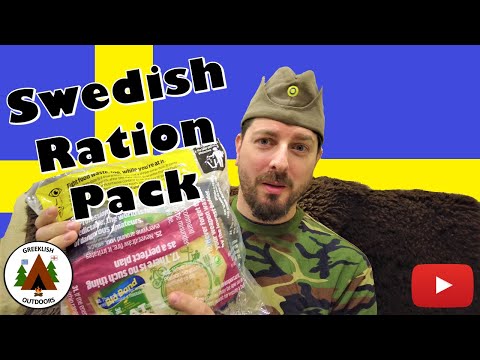 The Mighty Swedish Combat Ration - Rare 24 hour MRE