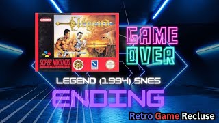 Legend (1994) SNES Super Nintendo ending [Retro Gaming]