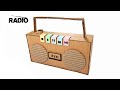 Karton DIY Karton Oyuncaklardan Radyo Nasıl Yapılır