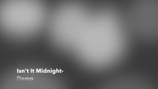 Isn&#39;t It Midnight- Fleetwood Mac (Cover Backing Track)