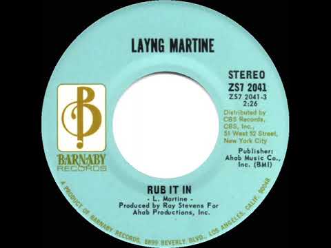 1971 Layng Martine - Rub It In