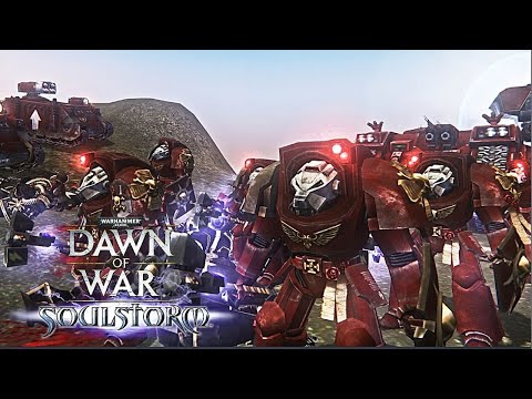 DoW - Soulstorm | Blood Ravens  vs Black Legion - Survival ! - Unification Mod