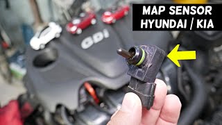 MAP SENSOR REPLACEMENT LOCATION HYUNDAI KIA 2.4 GDI ENGINE