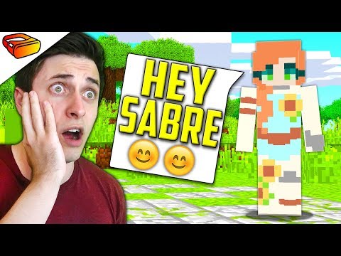 FavreMySabre - A Minecraft NPC SPOKE to me NORMALLY! ( Minecraft VR Trapped )