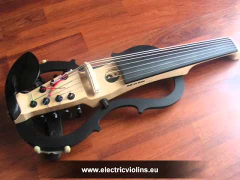 Reiter hand-made electric violin present: Alien 7 strings violin