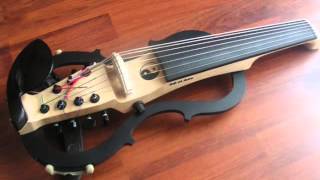 Reiter hand-made electric violin present: Alien 7 strings violin