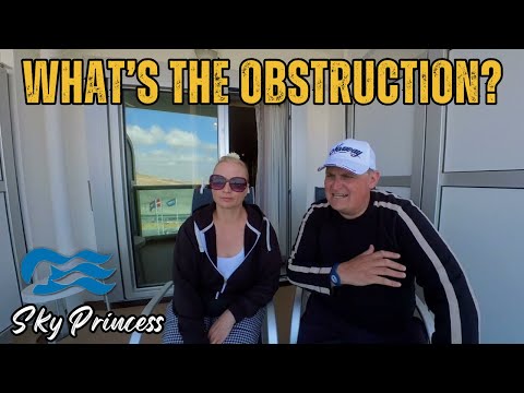 Sky Princess Obstructed Balcony Cabin Tour | Full Inside Look & Honest Review (Cabin E424)