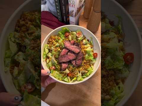 Steak Salad Sundays - Steak Caesar Salad #steaksaladsundays #steaksalad #food #cooking #recipe