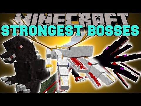 Minecraft: OVERPOWERED BOSSES (THE STRONGEST MOBS ALIVE!) Mod Showcase
