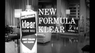 preview picture of video 'Public Domain - Klear Floor Wax Commercial'