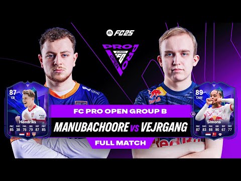 Revenge or repeat? | ManuBachoore v Vejrgang | FC Pro Open | Full Match