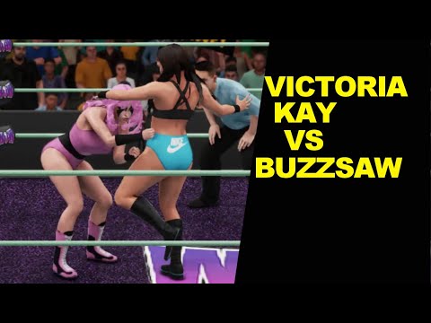 GLOW 1985 Universe Victoria Kay vs Buzzsaw - Classic Match