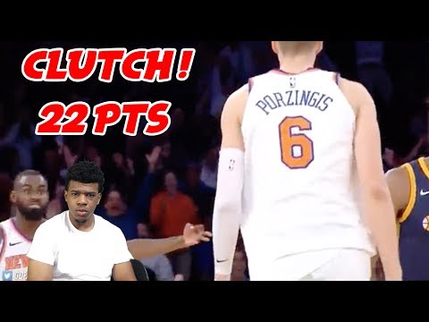 KRISTAPS PORZINGIS IS CLUTCH !!! 22PTS VS JAZZ HIGHLIGHTS ! BOUNCED BACK !