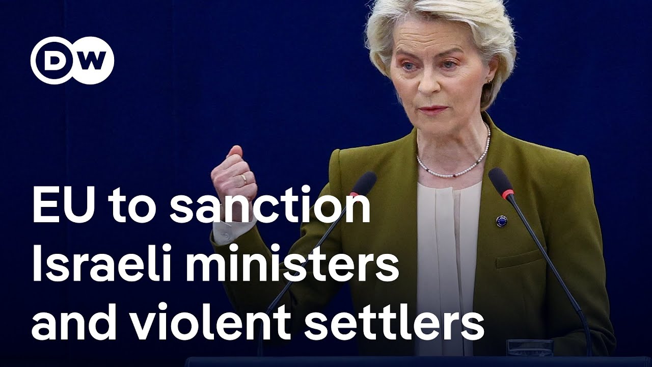 European Commision chief von der Leyen says EU will suspend bilateral ties with Israel | DW News