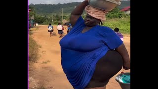 Huge african ssbbw model show African life style 