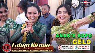 Download lagu SRAGENAN ANAK'E SOPO, GELO CAMPURSARI CAHYO KIRONO mp3