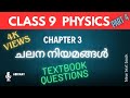 Class 9 Physics Chapter 3 ചലന നിയമങ്ങൾ Malayalam Medium Chalana Niyamangal Que