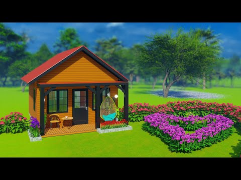 Beautiful And Cozy Small House Design 5x8 (40 SQM) Meter Free Floor Plan