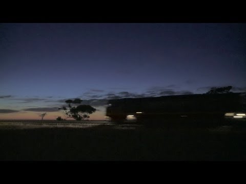 Pacific National Adelaide to Melbourne container freight train at Dawn - Railways in Australia