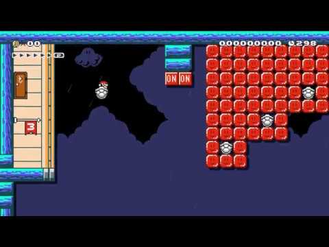 Super Mario Maker 2 - Sky Trouble - Matt Thorson Courses - Walkthrough