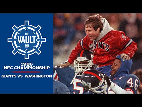Giants Shut Out Washington in 1986 NFC Championship Game | New York Giants