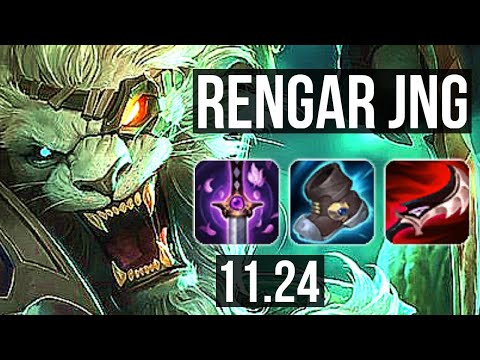 RENGAR vs KAYN (JNG) (DEFEAT) | 72% winrate, 7 solo kills, Legendary | EUW Master | 11.24
